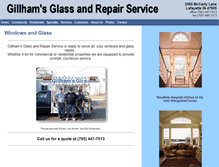 Tablet Screenshot of gillhamsglass.com